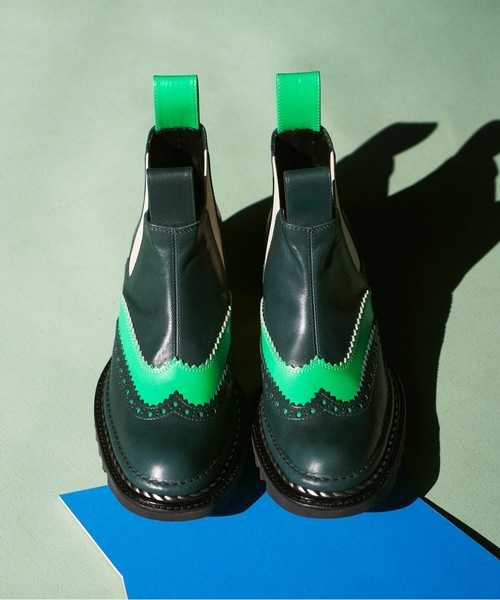 JUCO.（ジュコ）の「ハレーションブーツ（ブーツ・メンズ・ネイビー・26.5cm）」の10枚目の写真