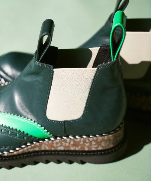 JUCO.（ジュコ）の「ハレーションブーツ（ブーツ・メンズ・ネイビー・26.5cm）」の5枚目の写真