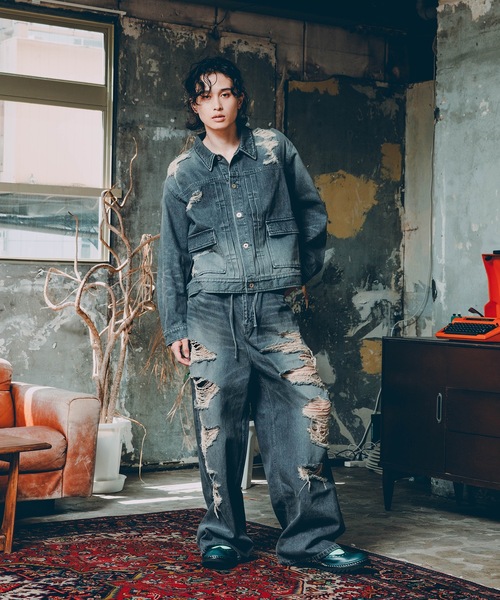 JUCO.（ジュコ）の「ハレーションブーツ（ブーツ・メンズ・ネイビー・26.5cm）」の12枚目の写真