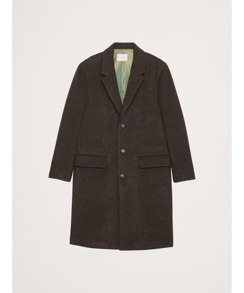 バナナ・リパブリック ヘリンボーン イタリアンメルトン トップコート Banana Republic（バナナリパブリック）の「ヘリンボーン