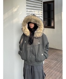 ARCHIVER（アーカイバ）の「【Lp】フェイクファーフードブルゾン（ブルゾン）」