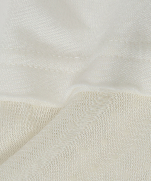 SLOBE IENA（スローブイエナ）の「《WEB限定/追加2》レイヤードフロッキードットスリーブロンTEE（Tシャツ/カットソー・レディース・ブラック・FREE）」の15枚目の写真