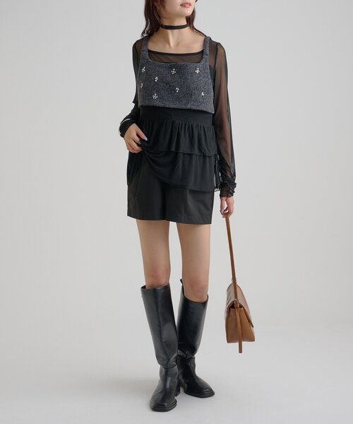 ビジュービスチェ ウールライク ビジュービスチェ（シャツ/ブラウス）｜mystic