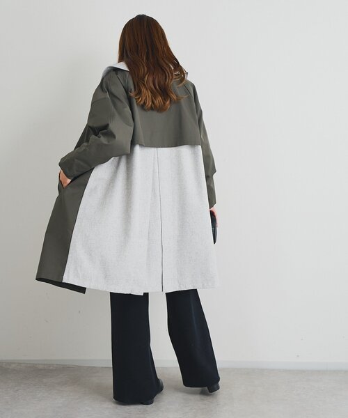 un dix cors（アンディコール）の「ステンバイカラートレンチコート（トレンチコート・レディース・チャコールグレー/キャメル・FREE）」の10枚目の写真