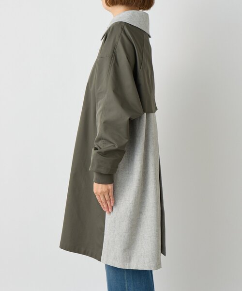 un dix cors（アンディコール）の「ステンバイカラートレンチコート（トレンチコート・レディース・チャコールグレー/キャメル・FREE）」の13枚目の写真