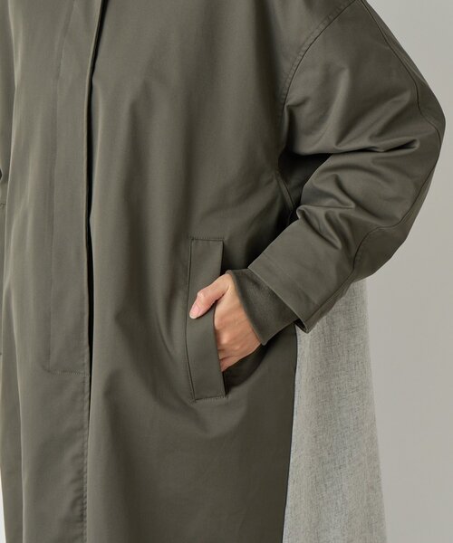 un dix cors（アンディコール）の「ステンバイカラートレンチコート（トレンチコート・レディース・チャコールグレー/キャメル・FREE）」の20枚目の写真