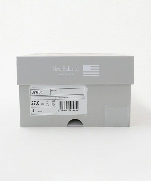 NEW BALANCE(ニューバランス)の「<New Balance>U992BK/スニーカー(スニーカー・メンズ・ブラック・28cm/29cm/25.5cm/27cm/26.5cm/27.5cm/28.5cm/26cm/25cm)」の7枚目の写真