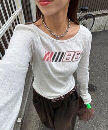 CIAOPANIC | レーシングロゴスリムトップス(Tシャツ/カットソー)