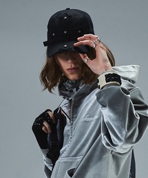 SUPPLIER（サプライヤー）の「SUPPLIER/サプライヤー Cross Patch 6 Panel Cap ウォッシュ ダメージ加工 カーブバイザー6パネルキャップ（キャップ・レディース）」