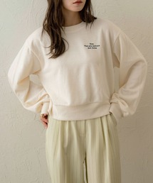 【NOAHL】ニットソー刺繍プルオーバー