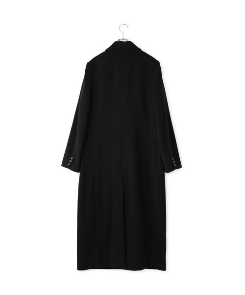 EMOELLE】ピークドラペルダブルコート（チェスターコート）｜ADAM ET