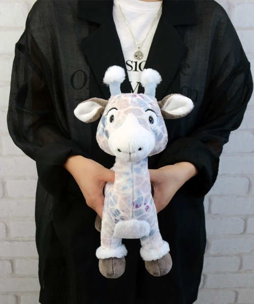 ぬいぐるみ mina24sina NICI/winter25 ジラフ ウィニー ぬいぐるみ 27cm（おもちゃ）｜nici