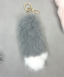 yield（イールド）の「【yield select】バイカラー しっぽ ファーチャーム キーホルダー PFTK-004（チャーム）」