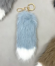 yield（イールド）の「【yield select】バイカラー しっぽ ファーチャーム キーホルダー PFTK-004（チャーム）」