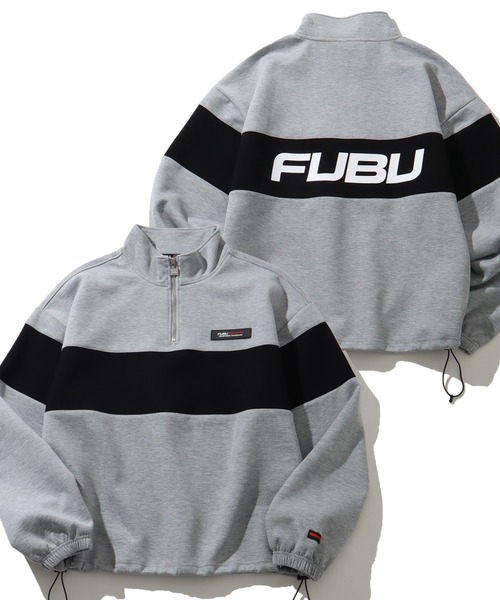 FUBU( フブ)の「【FUBU/フブ】 Tech Half Zip / テック ハーフ ジップ(その他トップス・メンズ・ブラック/グレー・M/L/XL)」の2枚目の写真