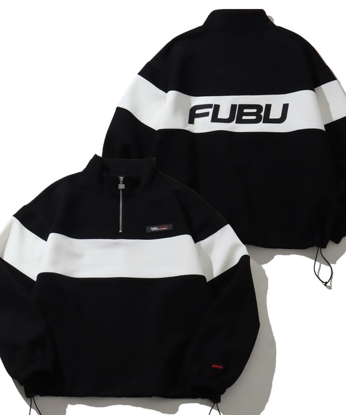 FUBU( フブ)の「【FUBU/フブ】 Tech Half Zip / テック ハーフ ジップ(その他トップス・メンズ・ブラック/グレー・M/L/XL)」の1枚目の写真