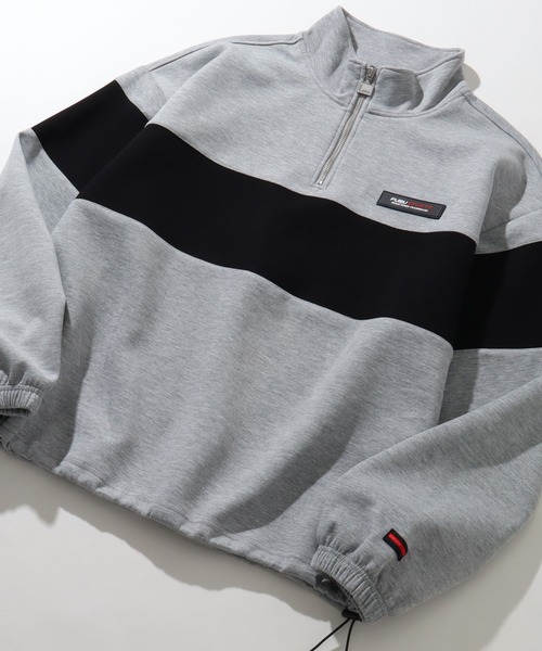 FUBU( フブ)の「【FUBU/フブ】 Tech Half Zip / テック ハーフ ジップ(その他トップス・メンズ・ブラック/グレー・M/L/XL)」の11枚目の写真