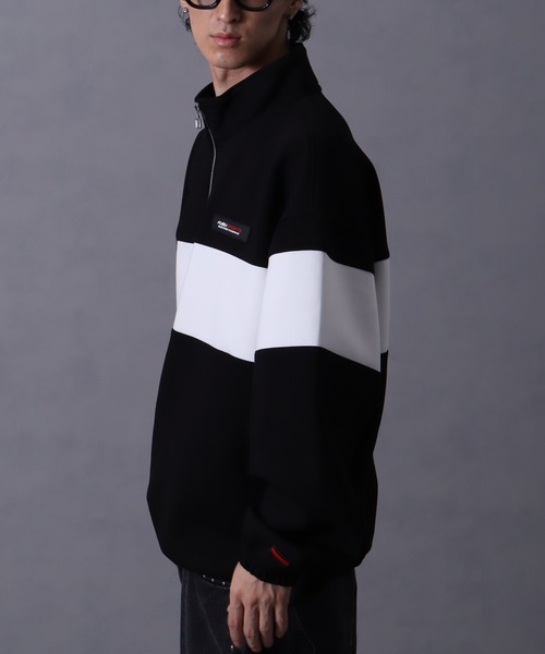 FUBU( フブ)の「【FUBU/フブ】 Tech Half Zip / テック ハーフ ジップ(その他トップス・メンズ・ブラック/グレー・M/L/XL)」の6枚目の写真