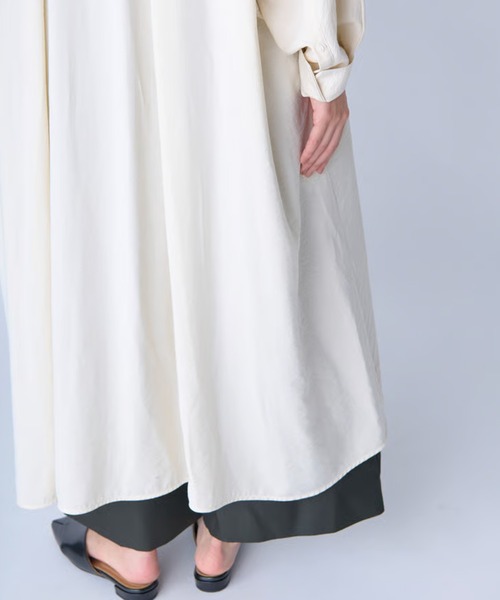 c/est(シーエ)の「c/est/ FRANNY シャツブラウス 秋服 冬服(シャツ/ブラウス・レディース・オフホワイト/ネイビー・FREE)」の11枚目の写真