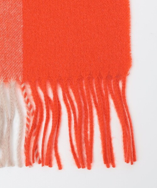 SHIPS(シップス)の「SHIPS: カシミヤ シングル 3ブロック マフラー(ストール/ショール・メンズ・ブラウン/ネイビー/イエロー/オレンジ・ONE SIZE)」の16枚目の写真