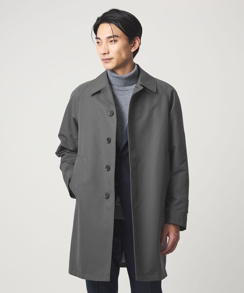 A+ Pミノテック 2WAY ステンカラーコート -撥水・防風・保温・吸湿発熱