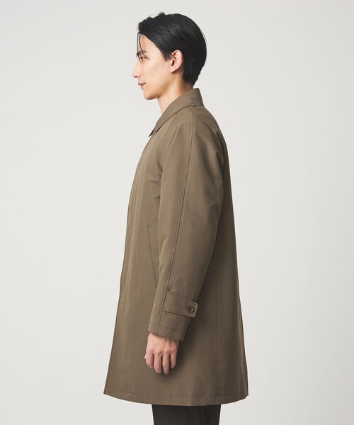 green label relaxing（グリーンレーベルリラクシング）の「A+ Pミノテック 2WAY ステンカラーコート -撥水・防風・保温・吸湿発熱・ライナー取外し可-（ステンカラーコート・メンズ・ダークグレー/モカ/ネイビー・XL/M/S/L）」の8枚目の写真