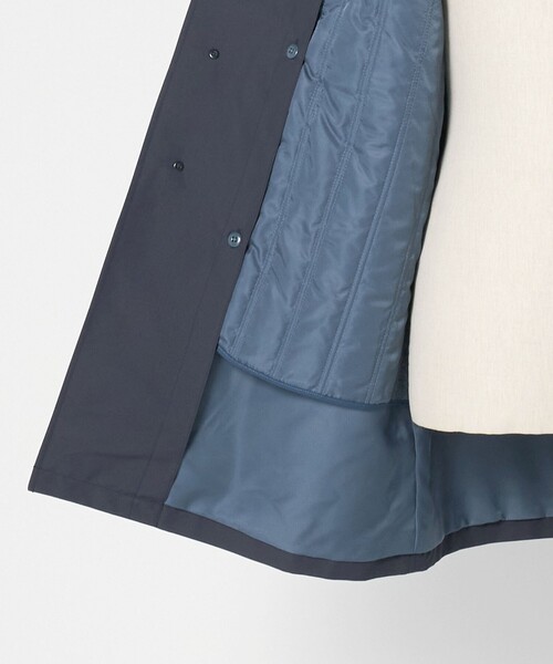 A+ Pミノテック 2WAY ステンカラーコート -撥水・防風・保温・吸湿発熱