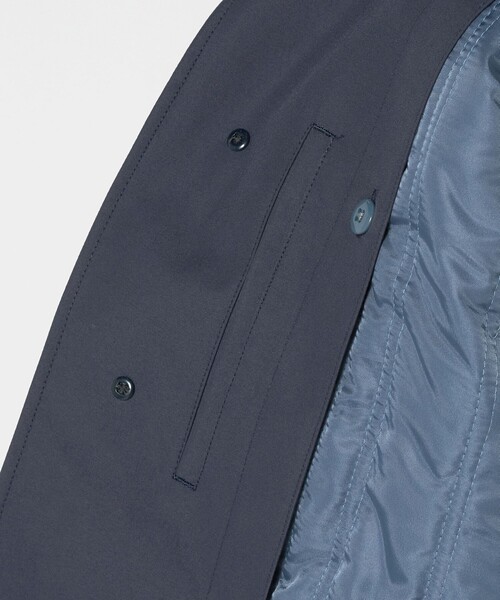 A+ Pミノテック 2WAY ステンカラーコート -撥水・防風・保温・吸湿発熱