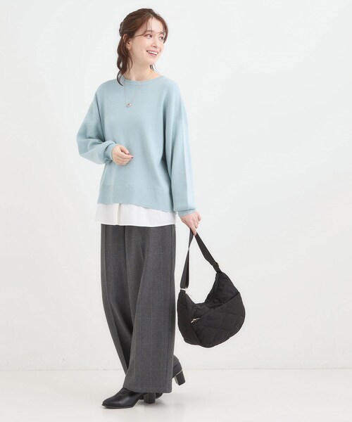 SHOO・LA・RUE（シューラルー）の「ひょうたんキルトショルダーバッグ（ショルダーバッグ・レディース・ナチュラル/カーキ/ブラック・00）」の5枚目の写真