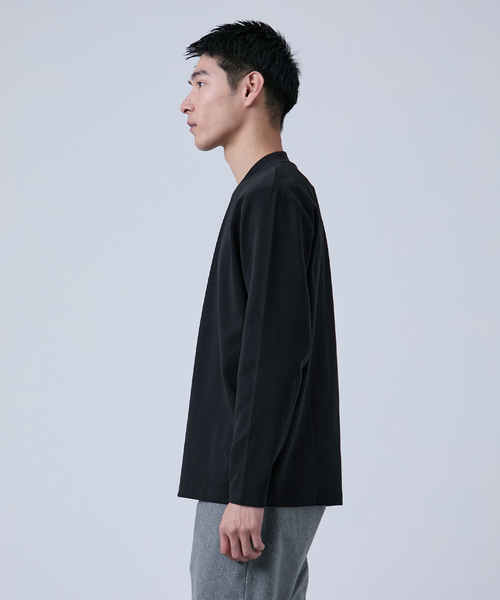 B.C STOCK(ベーセーストック)の「JKT ロングスリーブTシャツ(Tシャツ/カットソー・メンズ・ブラック/ホワイト・SMALL/MEDIUM/LARGE)」の11枚目の写真