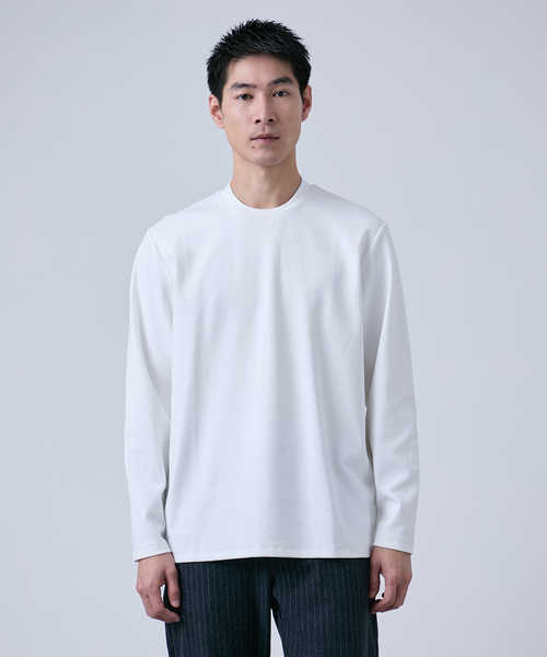 B.C STOCK(ベーセーストック)の「JKT ロングスリーブTシャツ(Tシャツ/カットソー・メンズ・ブラック/ホワイト・SMALL/MEDIUM/LARGE)」の14枚目の写真