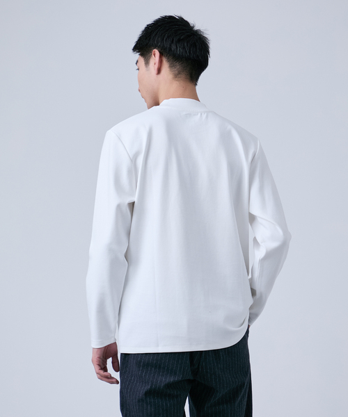 B.C STOCK(ベーセーストック)の「JKT ロングスリーブTシャツ(Tシャツ/カットソー・メンズ・ブラック/ホワイト・SMALL/MEDIUM/LARGE)」の16枚目の写真