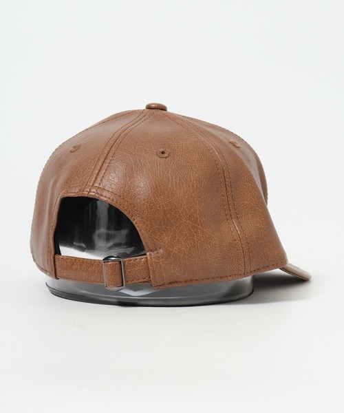 GERRY（ジェリー）の「GERRY フェイクレザー3段刺繍CAP（キャップ・メンズ・ブラウン/ブラック/キャメル・FREE）」の10枚目の写真