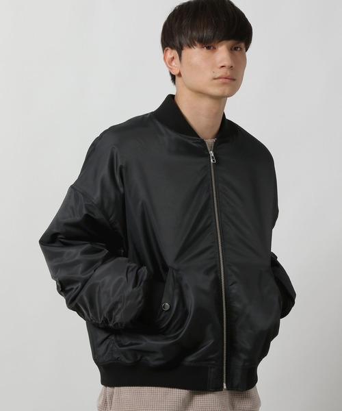 LAKOLE(ラコレ)の「クリーンMA-1 / 592132(ブルゾン・メンズ・ブラック/カーキ/チャコール・MEDIUM/LARGE)」の13枚目の写真