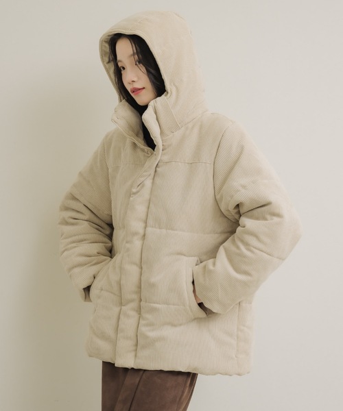 毎年即完のダウンが今年も登場！◎】コーデュロイダウン（ダウン