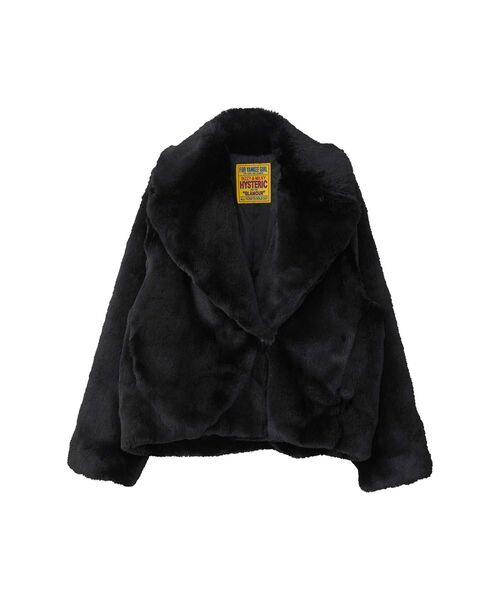 FIRE BEAR刺繍 フェイクファーブルゾン（ブルゾン）｜HYSTERIC GLAMOUR