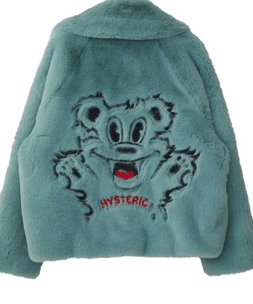 FIRE BEAR刺繍 フェイクファーブルゾン（ブルゾン）｜HYSTERIC GLAMOUR