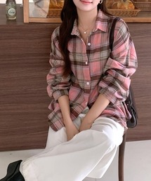チェックシャツ