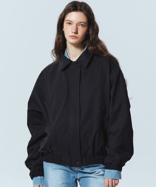 NICOLE OVERSIZED BLOUSON JUMPER_BLACK