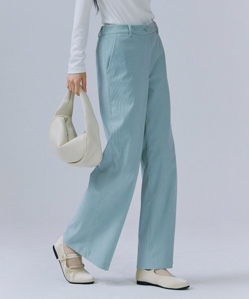 CHASECULT（チェイスカルト）の「女性 コーデュロイ ワイドパンツ-CFRG2272C0D（その他パンツ・レディース・ブルー・67/70）」の3枚目の写真