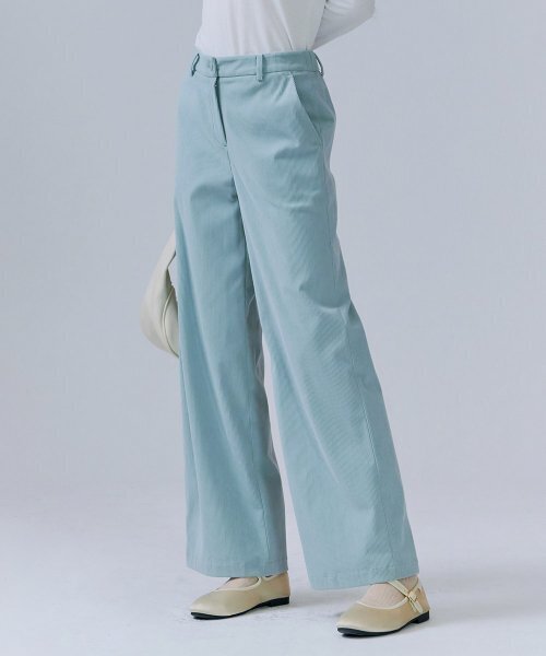 CHASECULT（チェイスカルト）の「女性 コーデュロイ ワイドパンツ-CFRG2272C0D（その他パンツ・レディース・ブルー・67/70）」の4枚目の写真