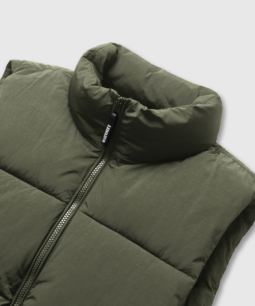 LEMAIN SECOND（リメインセカンド）の「2WAY OVERFIT VOLUME TASLAN PUFFER PADDING VEST [KHAKI]（ダウンベスト・メンズ・その他・LARGE/MEDIUM）」の5枚目の写真