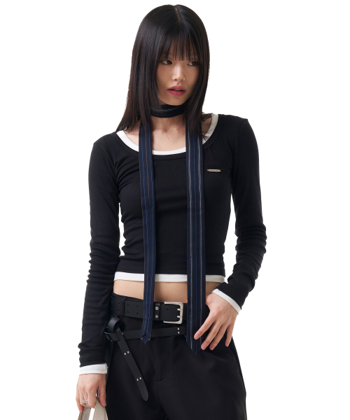IUGAMAKARAS（イウガマカラス）の「20mm Double Studded Twist Belt (Black)（ベルト・レディース・その他・FREE）」の6枚目の写真