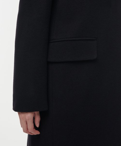 MUSINSA STANDARD WOMAN（ムシンサスタンダードウーマン）の「レディースカシミアブレンドチェスターロングコート[ブラック]（チェスターコート・レディース・その他・SMALL/MEDIUM/LARGE/X-SMALL）」の18枚目の写真