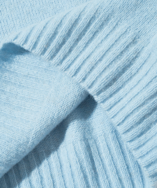OUTSTANDING(アウトスタンディング)の「PURE WOOL WHOLEGARMENT KNIT_SKY BLUE(ニット/セーター・メンズ・その他・SMALL/MEDIUM/LARGE)」の5枚目の写真