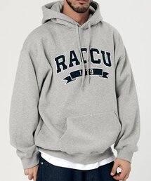 TAKEASY（テイクイージー）の「コーデュロイラクロゴオーバーフード（メランジグレー）（パーカー）」