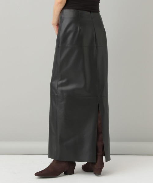 A part by(アパートバイ)の「【一部店舗限定】リッチレザータイトスカート(スカート・レディース・ブラック・MEDIUM/SMALL)」の7枚目の写真