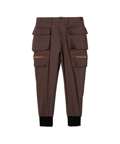 glamb（グラム）の「Rib Cargo Pants / リブカーゴパンツ（カーゴパンツ・メンズ・ブラウン/ブラック・S/M/L）」の4枚目の写真