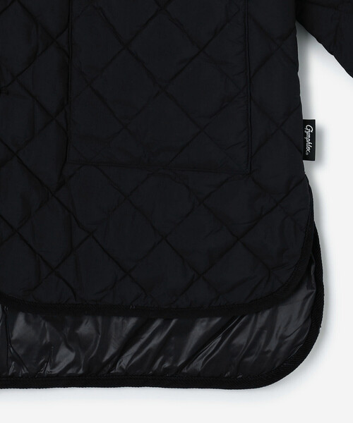 GYMPHLEX（ジムフレックス）の「Gymphlex | ナイロンタフタ キルトダウンカラーレスコート WOMEN（ダウンジャケット/コート・レディース・ブラック・12/14）」の7枚目の写真