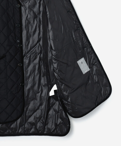 Gymphlex | ナイロンタフタ キルトダウンカラーレスコート WOMEN